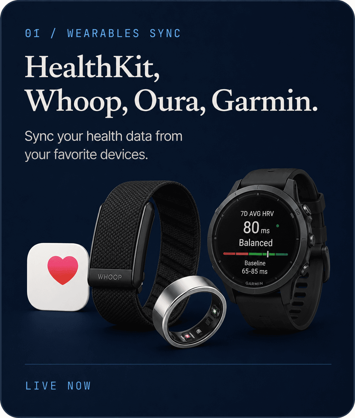 Health data sync with wearable devices