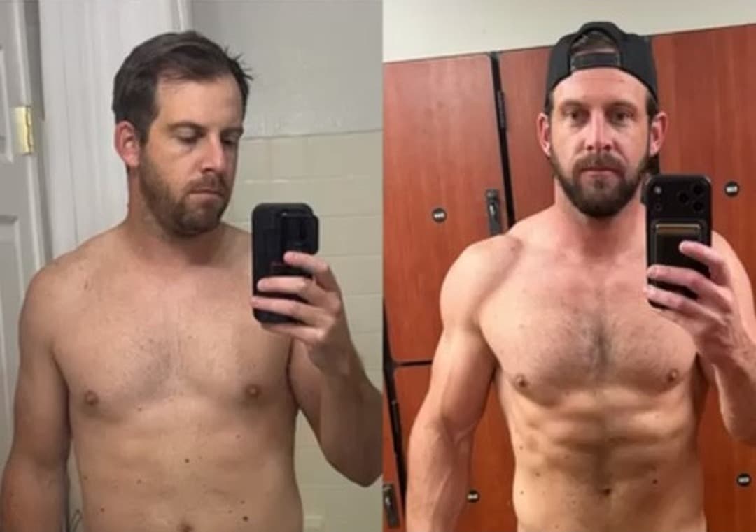 Before and after transformation